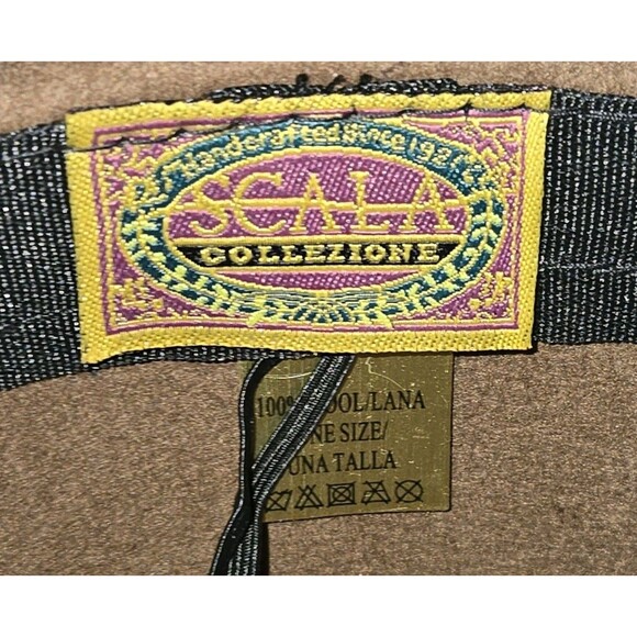 Scala Collezione Brown 100% Wool Floppy 4\